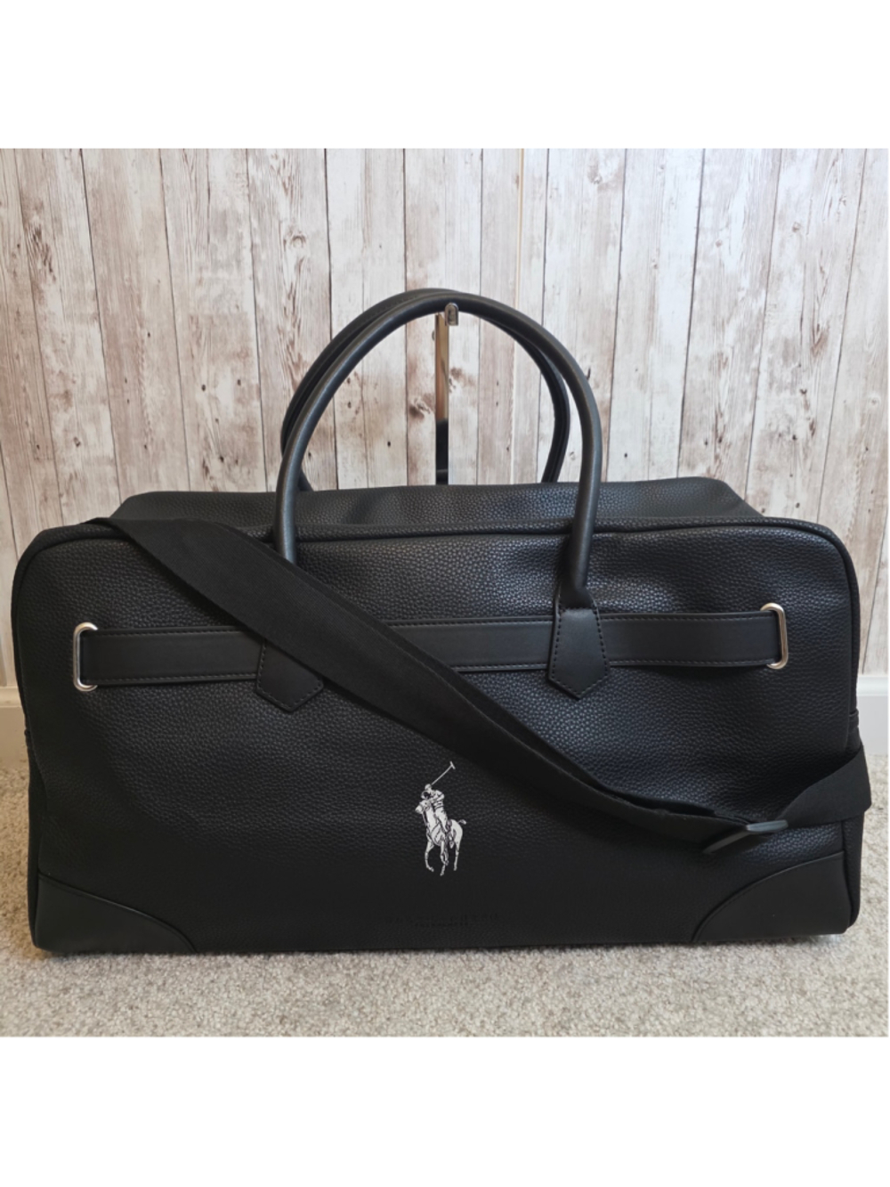 Men's Ralph Lauren Black Duffel Bag, NWOT